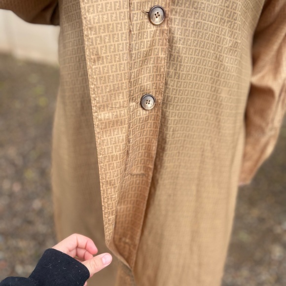Vintage Fendi Rain Trench *RARE* - Picture 5 of 13